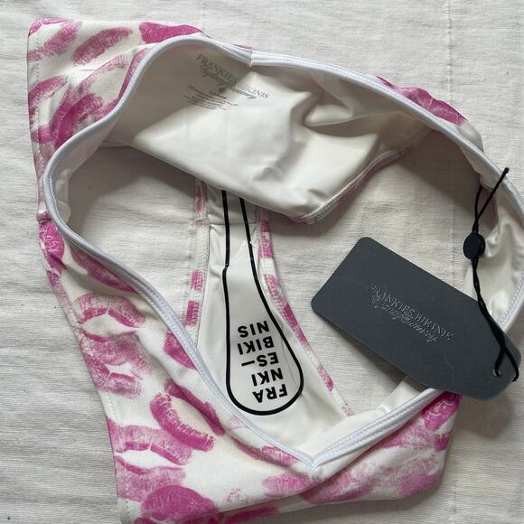 Frankies Bikinis x Sydney Sweeney Bikini Top and Bottom Set M/L Tropical Beach - Picture 9 of 11